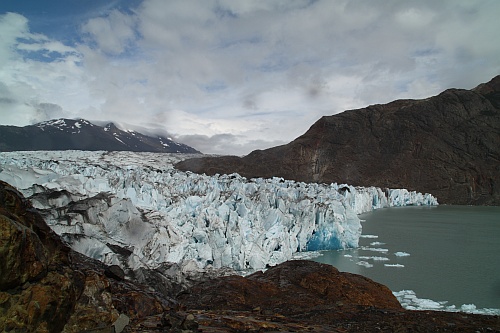 Der vordere Teil des Viedma-Gletschers