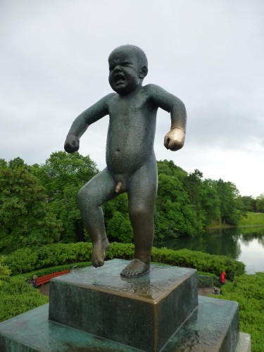 Der wütende Junge - die wohl berühmteste Skulptur von Vigeland