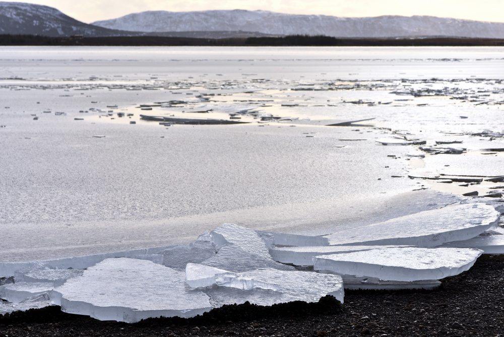 Eisschollen am Laugarvatn