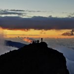Sonnenaufgang am Piton des Neiges