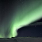 Nordlicht über dem Nuolja