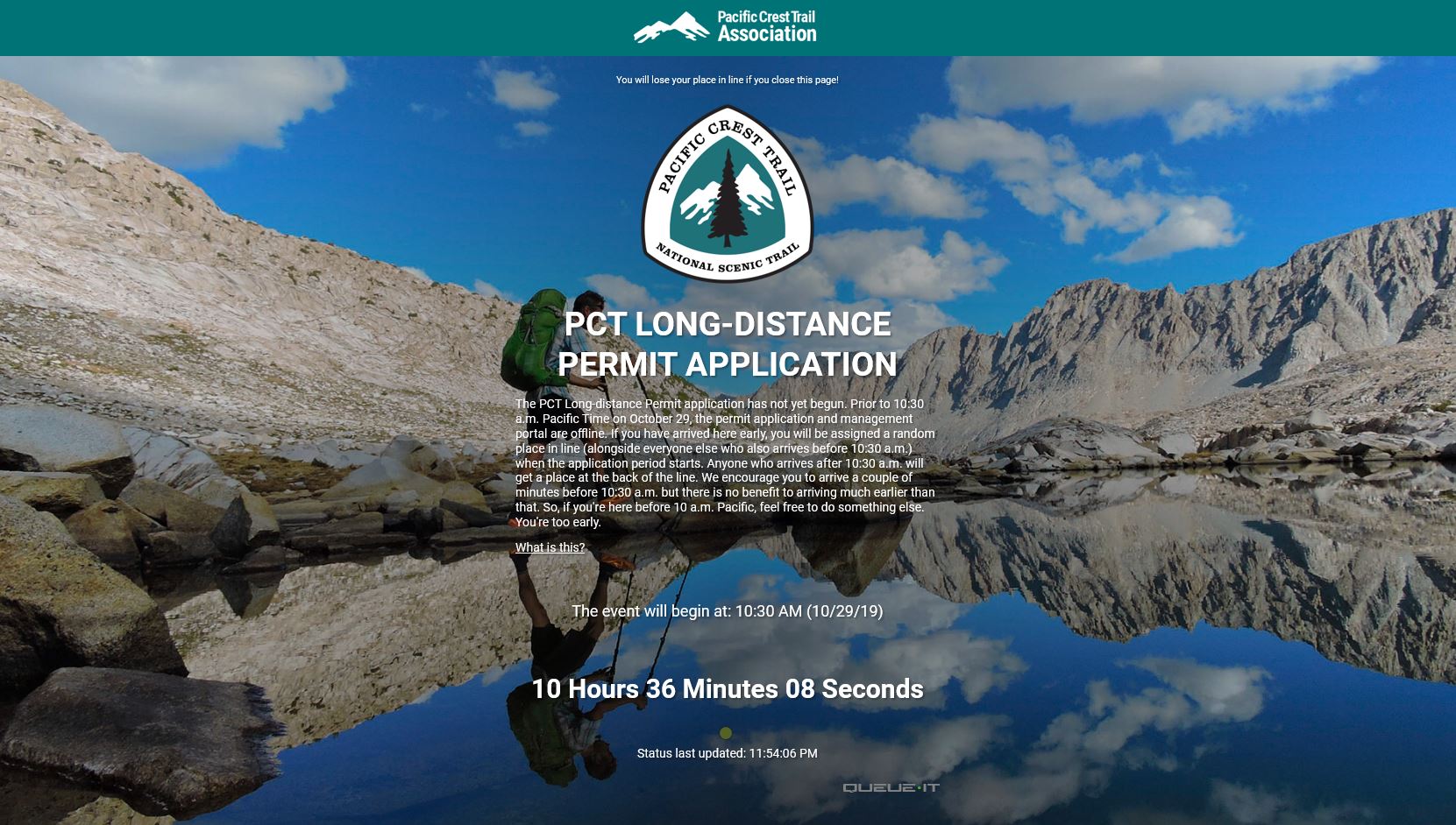 PCT Permit Application