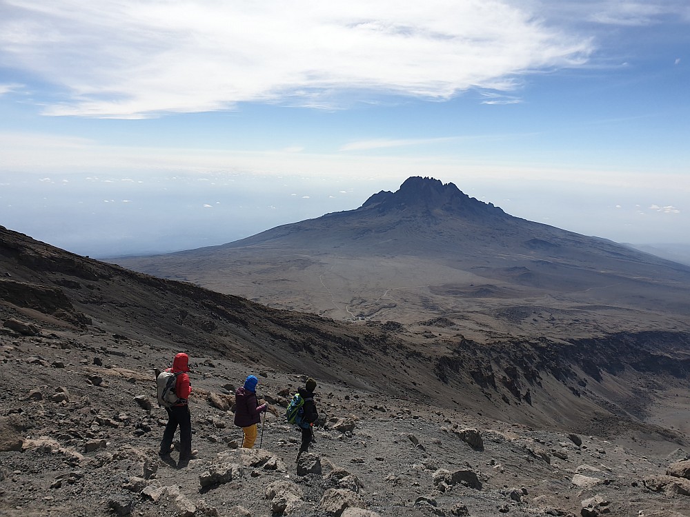 Abstieg vom Kilimanjaro